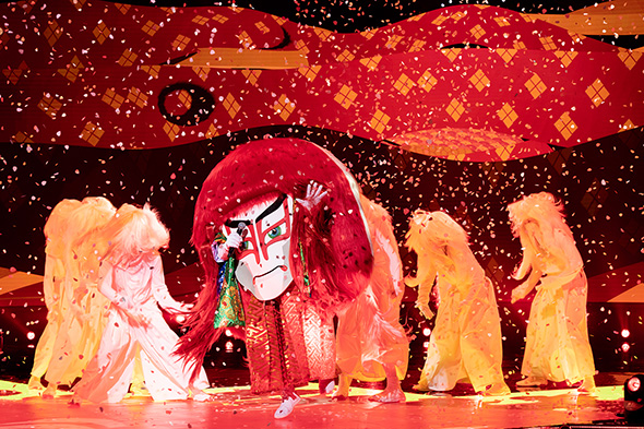 ザ・マスクド・シンガー ドラゴン3 Missテレビジョン エスカルゴ バード T-REX 連獅子 ネオンパンダ イカキング ニンジャ ローズ ウルフ アマビエ 正体 歌っているのは誰だ