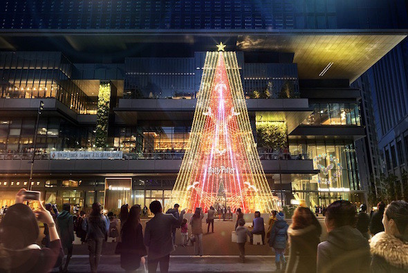 「Marunouchi Bright Christmas 2021「ハリー・ポッター」魔法ワールドからの贈り物｣メインイメージ