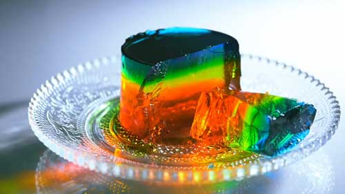 色の三原色 ゼリー シアン イエロー マゼンタ