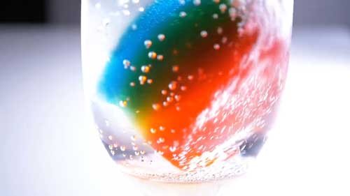 色の三原色 ゼリー シアン イエロー マゼンタ