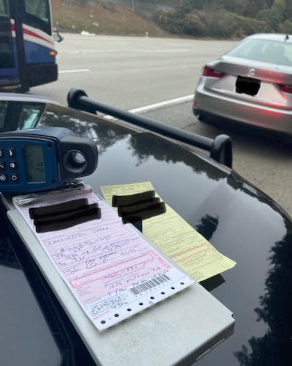 スピード違反 検挙 二度見 同じ場所