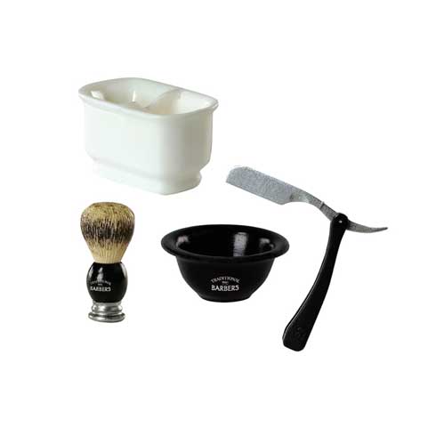 理容器具 ミニチュア フィギュア AMERICAN BARBER STYLE カプセルトイ