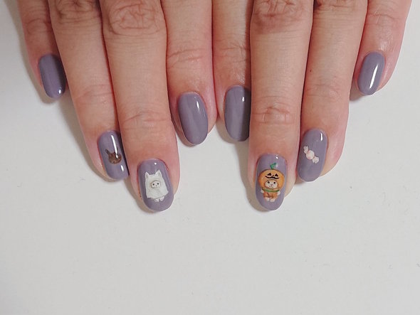 シルバニア ハロウィン ネイルアート