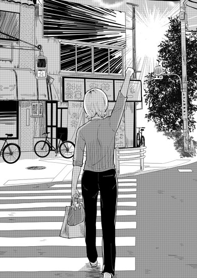 Twitter 創作漫画 メイク 百合