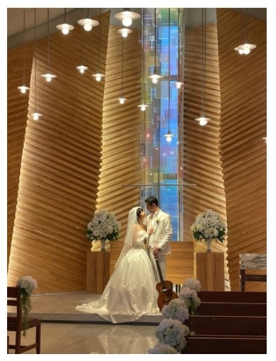 大浦龍宇一 ゆりえ ウエディング 結婚式 現在 妻