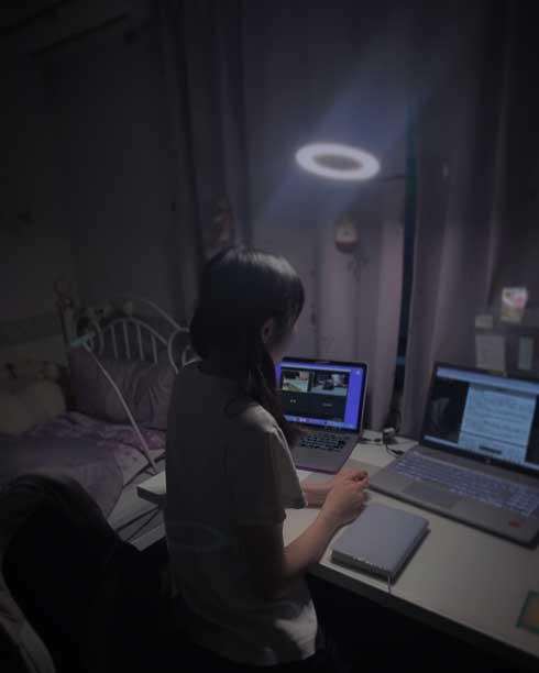 照明 女優ライト 天に召された 天使 輪っか