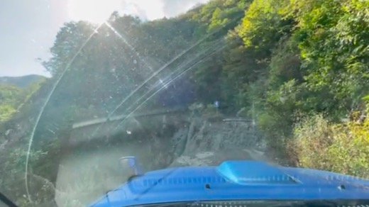 ジムニー 林道 ちょうどいいサイズの絶望感