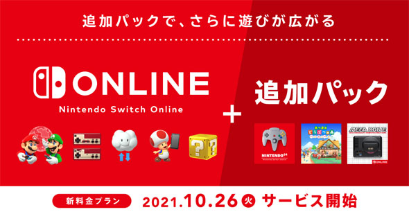 Nintendo Switch Online＋追加パック