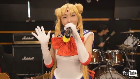 加護亜依 YouTube コスプレ セーラームーン ムーンライト伝説 歌 キャンディボイス