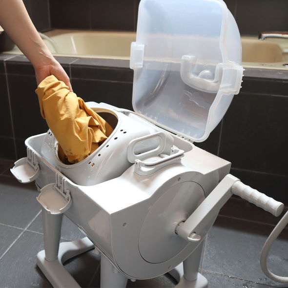 サンコー ぐるぐるぶんまわ槽 ドラム式全手動洗濯機