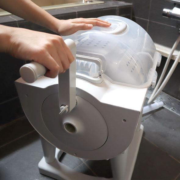 サンコー ぐるぐるぶんまわ槽 ドラム式全手動洗濯機