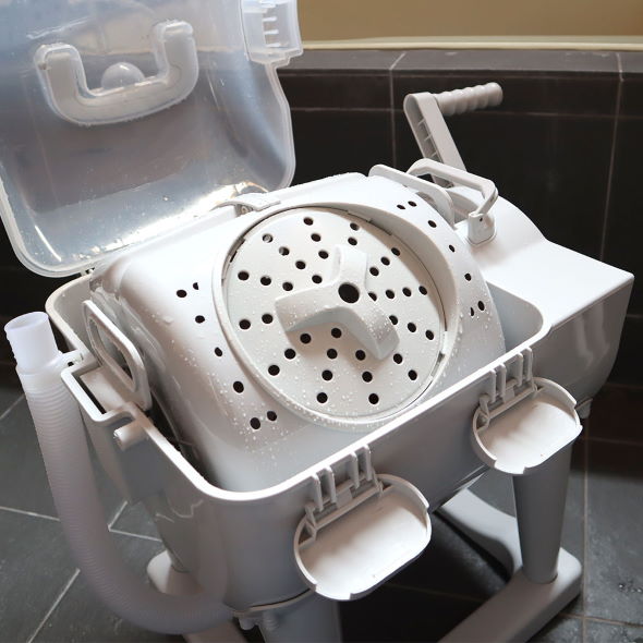 サンコー ぐるぐるぶんまわ槽 ドラム式全手動洗濯機