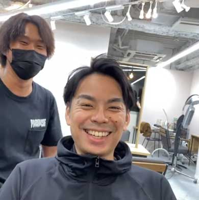 ヘアカット 会社員 男性 さわやか 変身 大月渉 髪型 スタイリング