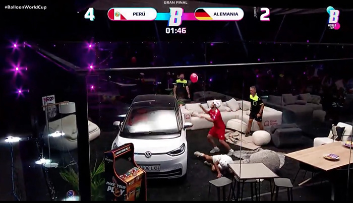 風船が床に落ちないようにひたすら打ち合うスポーツがめっちゃ楽しそう　ジェラール・ピケ選手らが大会を開催