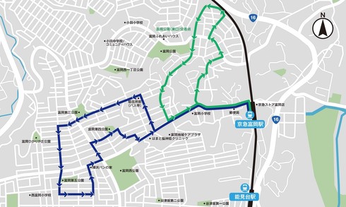 とみおかーと 地域 コミュニティバス