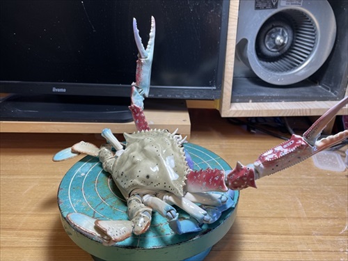 焼き物のカニがすごい