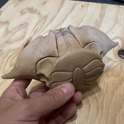 焼き物のカニがすごい