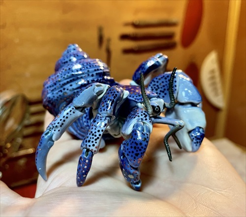 焼き物のカニがすごい