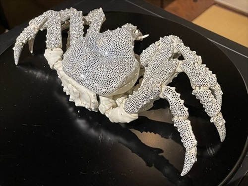 焼き物のカニがすごい