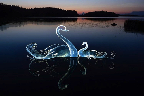 幻想的なライトペイティング