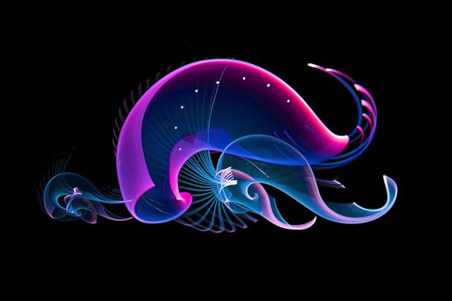 幻想的なライトペイティング