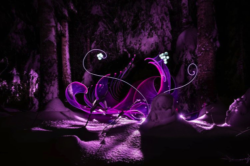 幻想的なライトペイティング