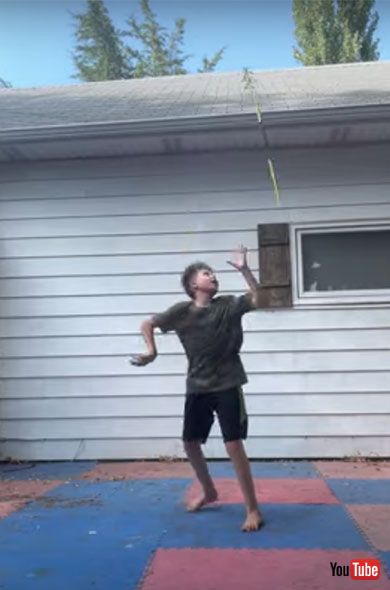 Kid Displays Mind-Blowing Martial Arts Skills by Expertly Performing Tricks With Bo-Staff - 1238924