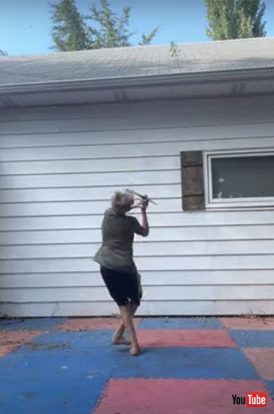 Kid Displays Mind-Blowing Martial Arts Skills by Expertly Performing Tricks With Bo-Staff - 1238924