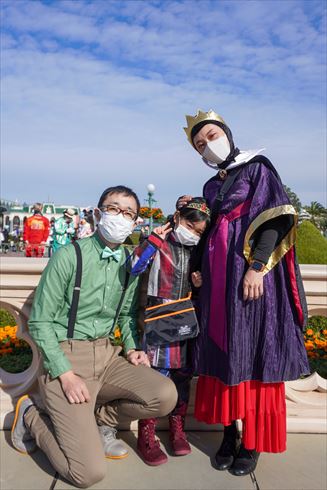 ディズニー 朝ハロウィーン 仮装