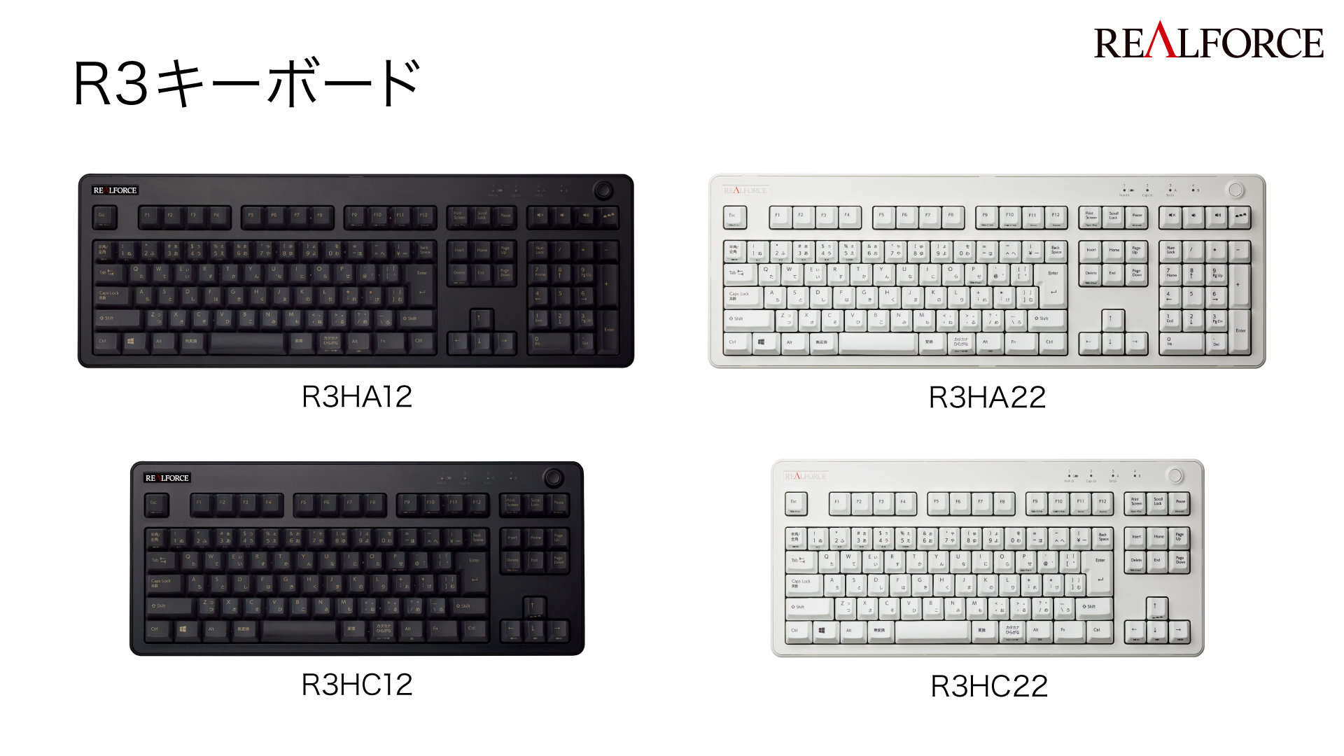 東プレの「REALFORCE」からワイヤレスキーボード「R3」が登場　有線にも対応するハイブリッド版