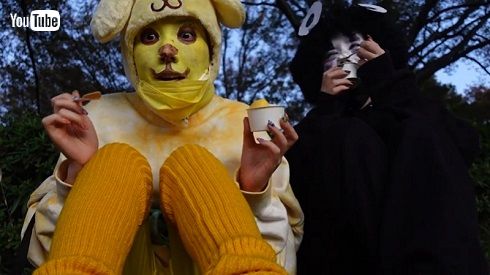 仲里依紗 ハロウィーン ポムポムプリン 仮装