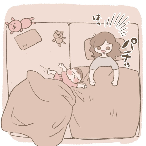 寝かしつけ寝落ち