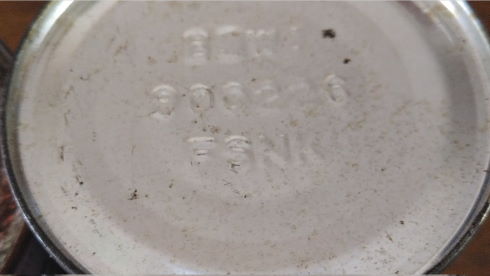 フルーツポンチ 缶 炭 黒 30年 古い