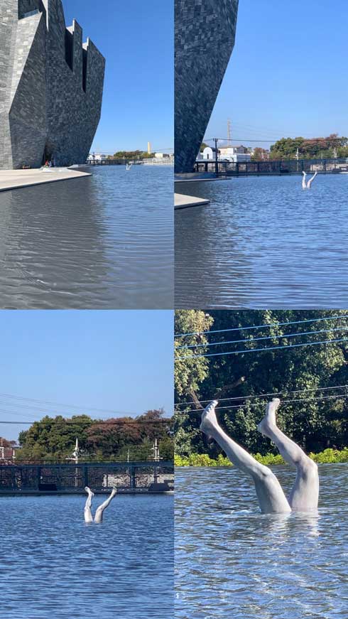 角川映画祭 犬神家の一族 スケキヨ 足 角川武蔵野ミュージアム