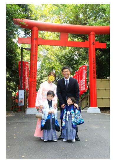 ココリコ 遠藤章造 嫁 まさみ 息子 七五三 成長