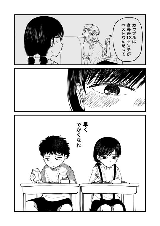 育成 小学生 好きな男子 給食 牛乳をあげる 女の子 漫画