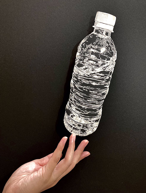 ペットボトルの切り絵