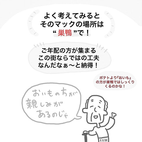 よく考えてみるとお店は巣鴨でした