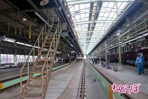 阪急電車 平井車庫