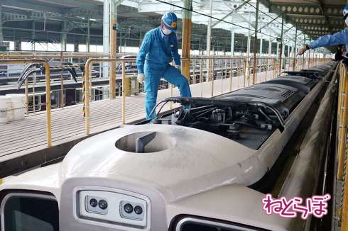 阪急電車 平井車庫