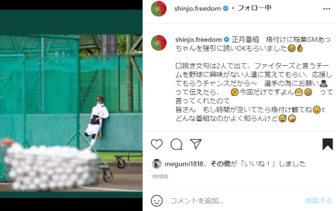 新庄剛志 稲葉篤紀 日ハム プロ野球 監督 会見 格付け テレビ