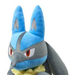 【新品・未開封】等身大ルカリオ⭐︎受注生産 ルカリオ」の等身大ぬいぐるみ、ポケモンセンターオンラインから