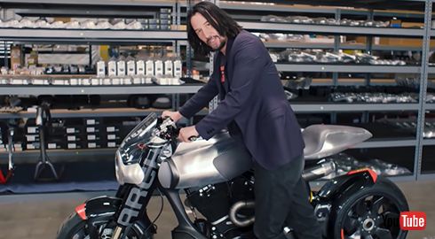 バイク大好きすぎてバイクメーカーまで作った男」 キアヌ