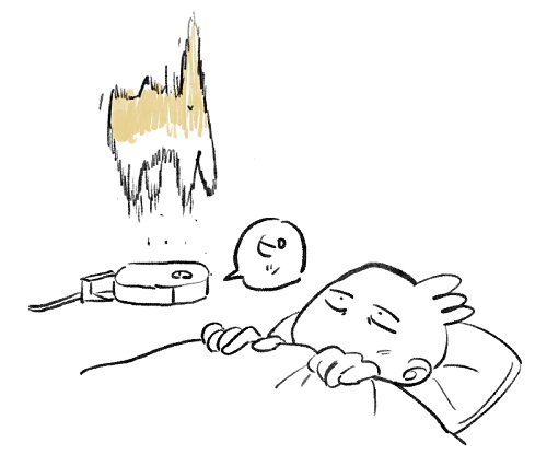 ロボット掃除機ハプニング