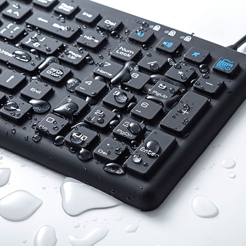 濡れたキーボード「SKB-BS7BK」