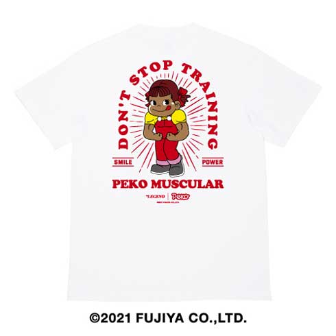 ペコちゃん マッチョ Tシャツ 不二家 ビーレジェンド コラボ