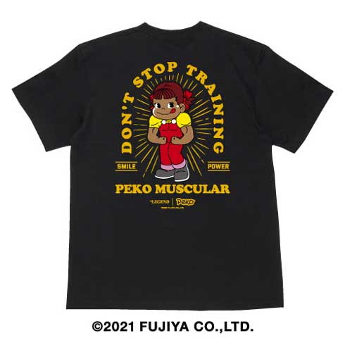 ペコちゃん マッチョ Tシャツ 不二家 ビーレジェンド コラボ