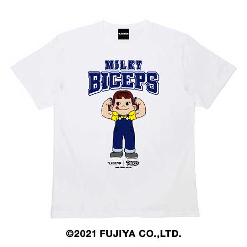 ペコちゃん マッチョ Tシャツ 不二家 ビーレジェンド コラボ