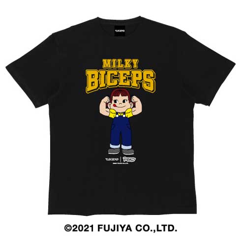 ペコちゃん マッチョ Tシャツ 不二家 ビーレジェンド コラボ