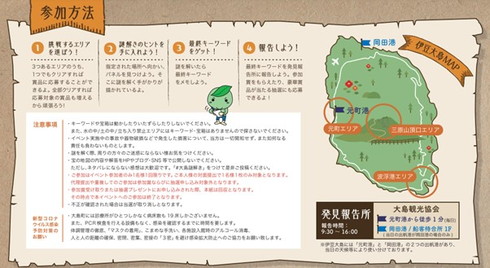 伊豆大島 謎解きイベント